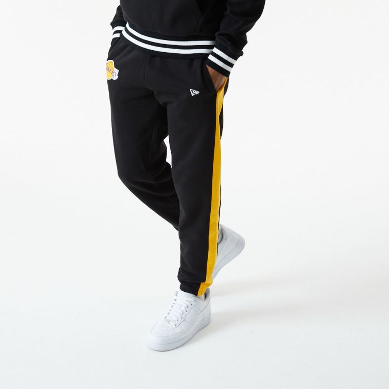 Ropa New Era Nba Negros - LA Lakers NBA Logo Joggers 54679BAJY